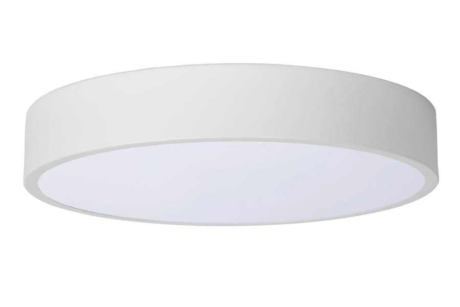 Lucide UNAR - Lámpara de techo - Ø 30 cm - LED Regul. - 1x18W 2700K - 3 StepDim - Blanco - UIT